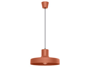 Lampa wisząca BIRNO ochra czerwona designerska