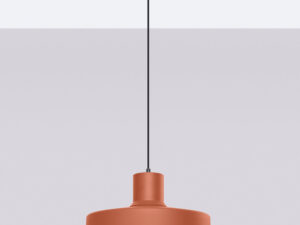 miniaturka Lampa wisząca BIRNO ochra czerwona designerska