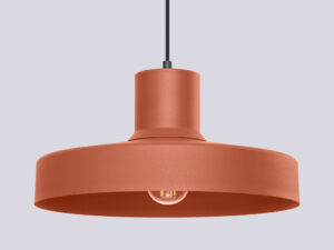 miniaturka Lampa wisząca BIRNO ochra czerwona designerska