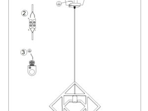 miniaturka Lampa wisząca CARRA nowoczesna