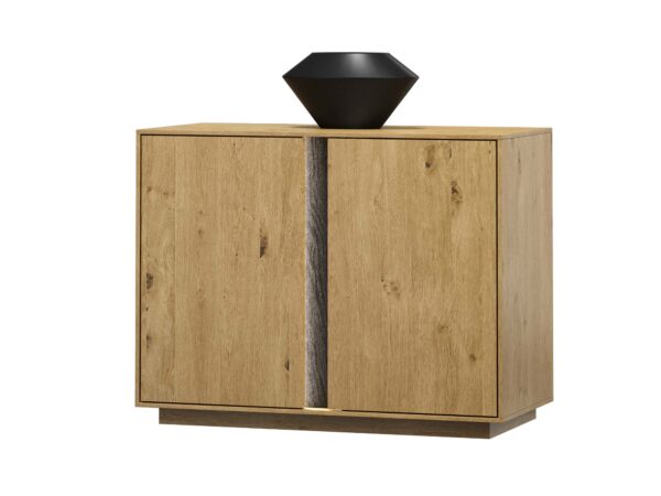 Komoda niska dąb craft z dwoma drzwiami