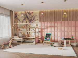 miniaturka Łóżko domek dziecięce Simba 1608 białe z barierką