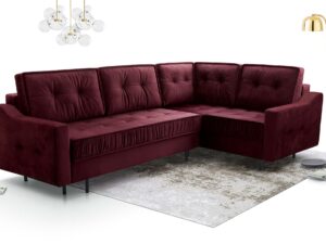 miniaturka Kanapa Loftowa Sprężyny Faliste Rozkładana Tulano