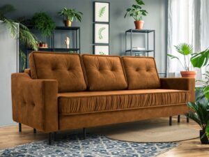 miniaturka Kanapa Nowoczesna Z Pojemnikiem Rozkładana Nokko