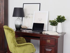 miniaturka Biurko drewniane uniwersalne do gabinetu BARKON