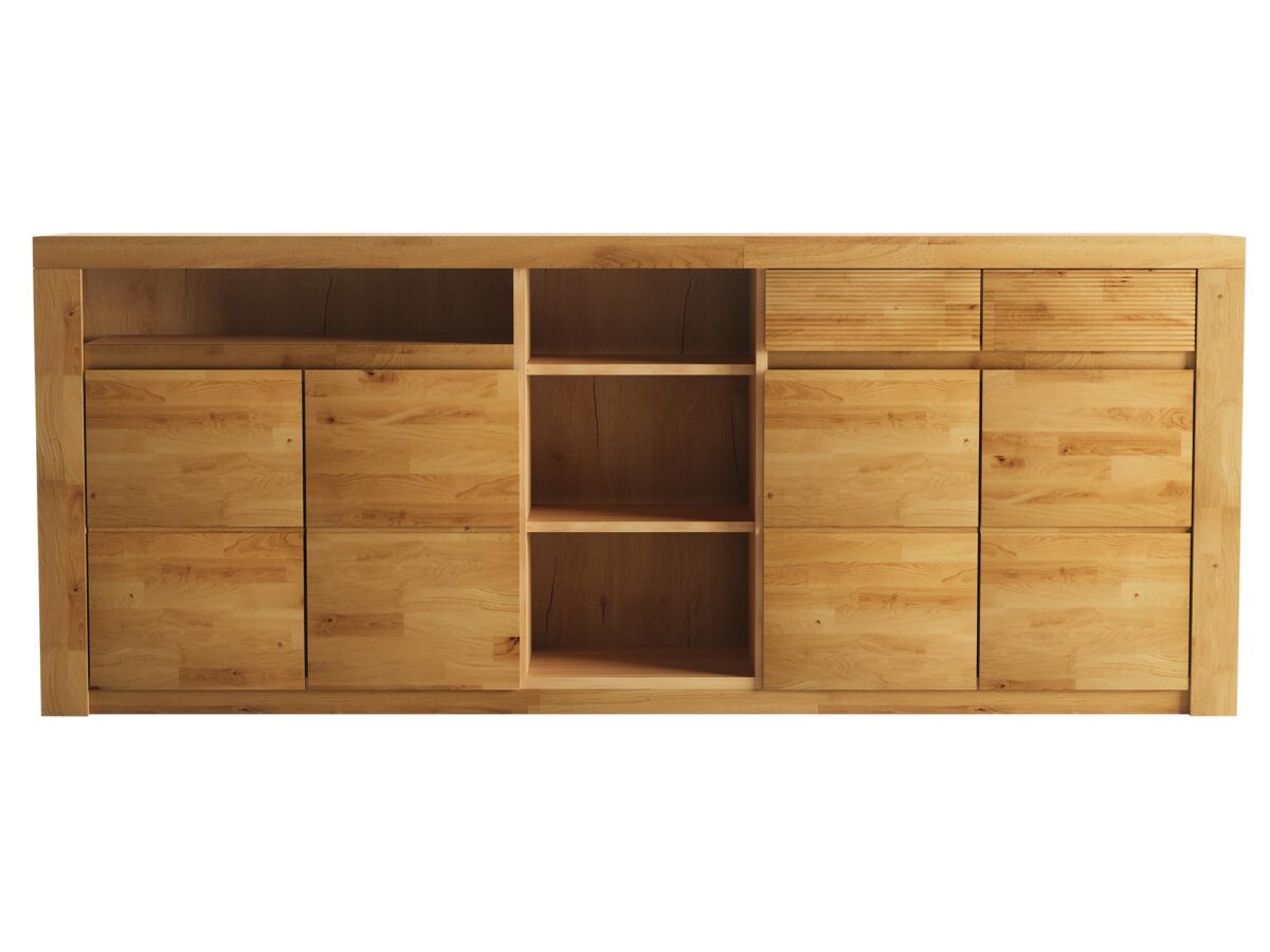 Komoda drewniana szeroka nowoczesna Castoro 35