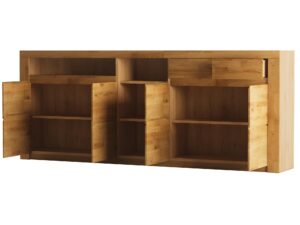 miniaturka Komoda drewniana szeroka nowoczesna Castoro 35