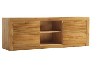 miniaturka Szafka RTV dębowa ryflowana Castoro 41