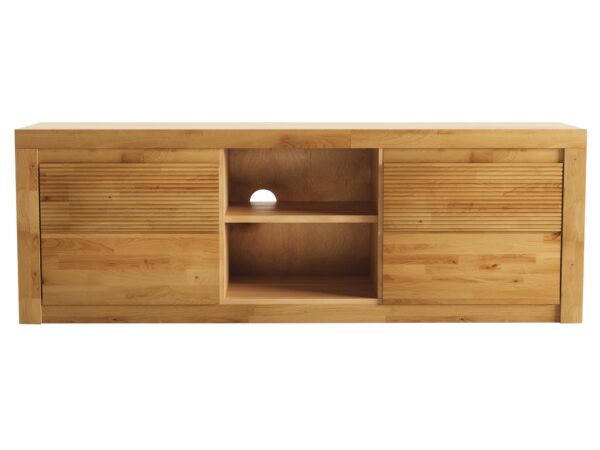 Szafka RTV dębowa ryflowana Castoro 41