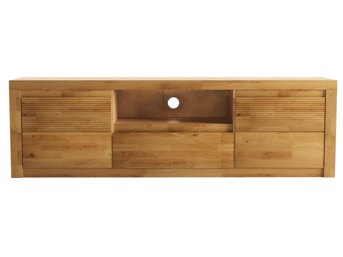 Szafka RTV dębowa 160 cm Castoro 44