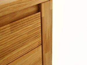 miniaturka Szafka RTV dębowa ryflowana 2-szuflady Castoro 48