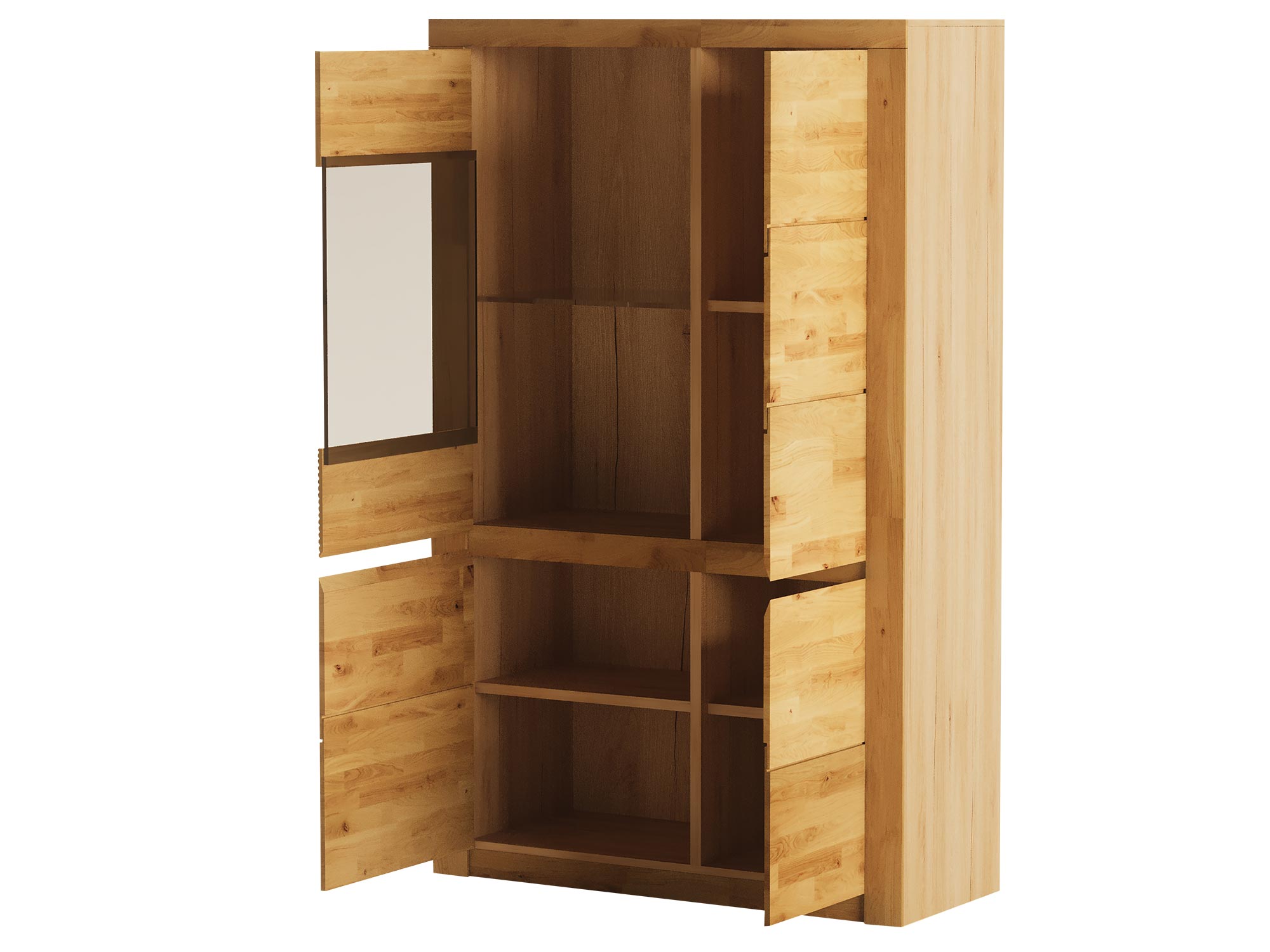 Drewniane łóżko z wymiarami i tapicerowanym zagłówkiem