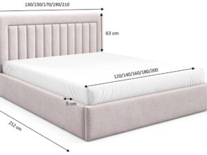 miniaturka Łóżko klasyczne z pojemnikiem Amico 1