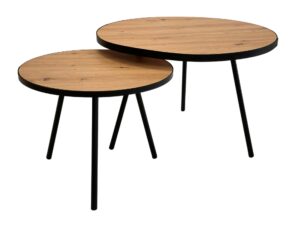 Zestaw wysokich stolików kawowych Artisan 01