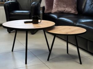 miniaturka Zestaw wysokich stolików kawowych Artisan 01