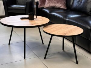 miniaturka Zestaw wysokich stolików kawowych Artisan 01