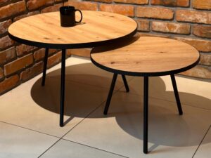 miniaturka Zestaw wysokich stolików kawowych Artisan 01