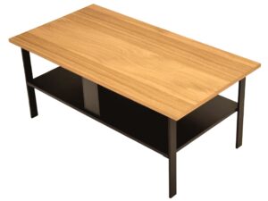 miniaturka Stolik kawowy dąb metalowa rama Taverno