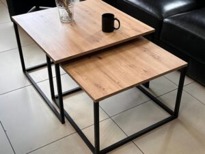 miniaturka Stolik kwadratowy zestaw 2w1 Loft