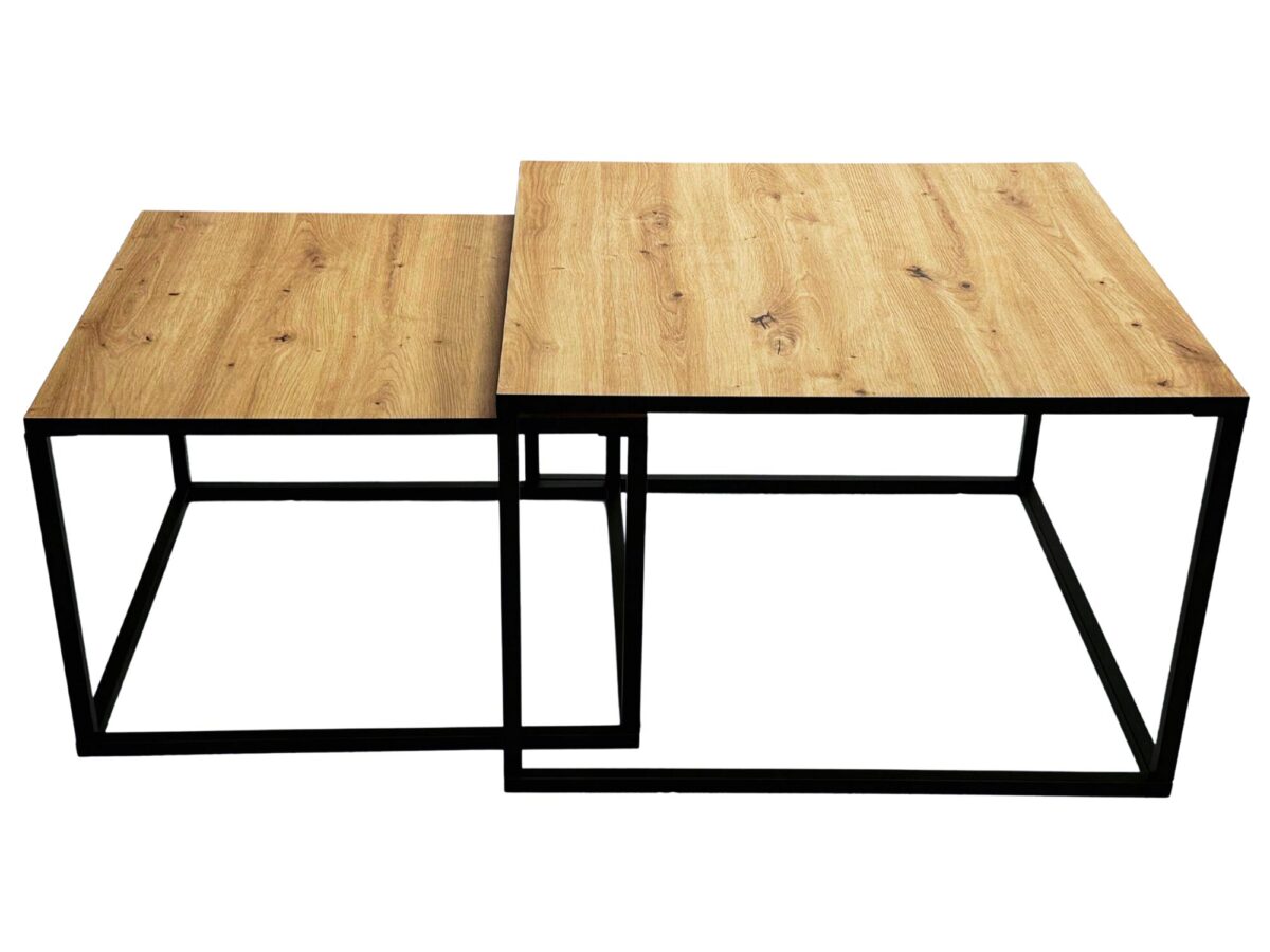 Stolik kwadratowy zestaw 2w1 Loft
