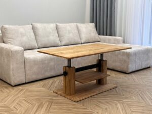 miniaturka Ława drewniana rozkładana dolna półka Taverno