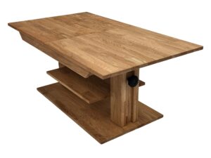 miniaturka Stolik dębowy regulacja wysokości 42–58 Artisan 06