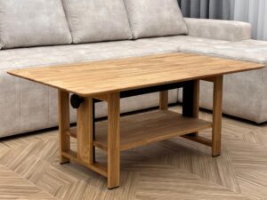 miniaturka Stolik ażurowy drewniany podnoszony blat Velnero