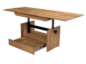 miniaturka Stolik dębowy rozsuwany szuflada wkładka Artisan 05