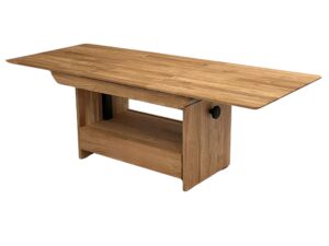 miniaturka Stolik dębowy rozsuwany szuflada wkładka Artisan 05