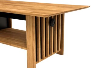 miniaturka Stolik dębowy podnoszony z lamelami Taverno