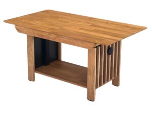 miniaturka Ława dębowa lamele podnoszony blat Taverno