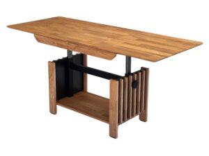 miniaturka Ława dębowa lamele podnoszony blat Taverno