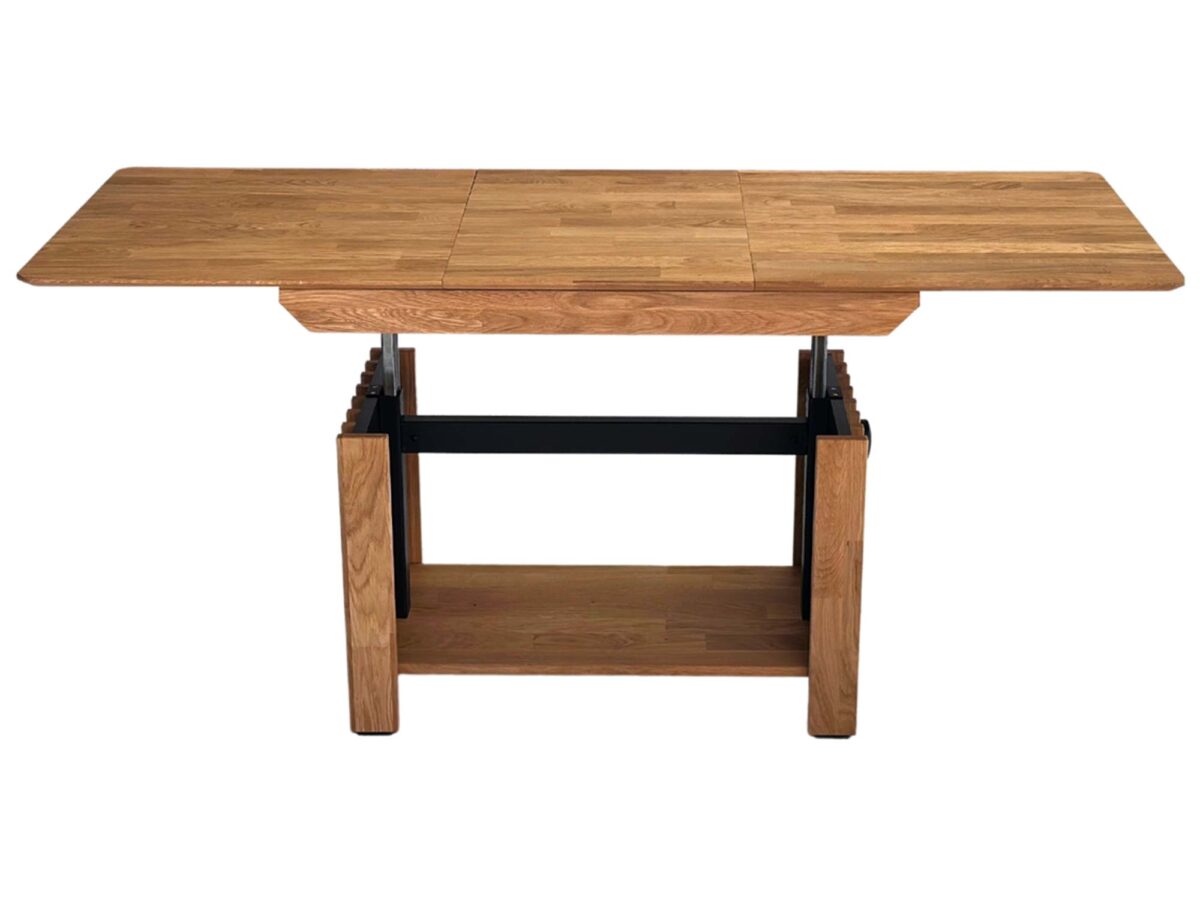 Ława dębowa lamele podnoszony blat Taverno