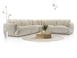 miniaturka Kanapa Nowoczesna Sprężyny Faliste Wolnostojąca Lazza