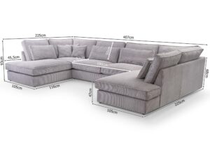 miniaturka Narożnik Nowoczesny Sprężyny Faliste Vera U