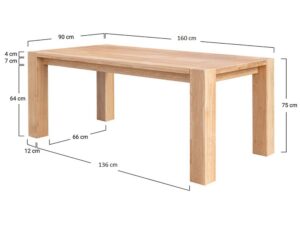 miniaturka Stół drewniany klasyczny Siena