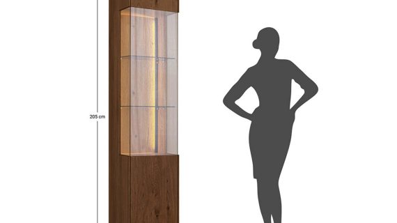 miniaturka Industrialna witryna 1-drzwiowa drewniana Essentia