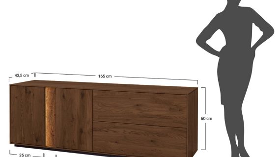 miniaturka Industrialna szafka RTV 4-drzwiowa Essentia