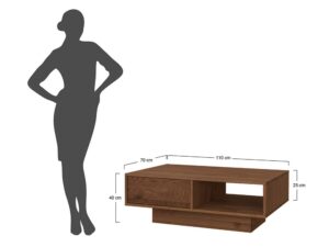 miniaturka Klasyczny stolik 1 szuflady Essentia