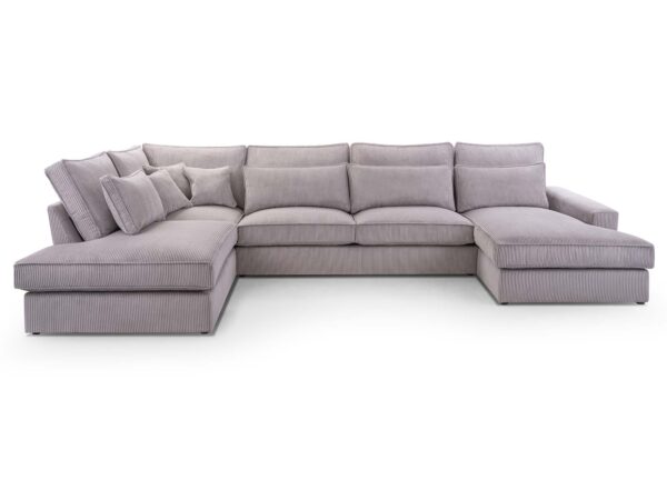 Narożnik Nowoczesny Sprężyny Faliste Lunoon U