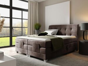 miniaturka Łóżko elektryczne regulowane pikowane Santa