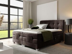 miniaturka Łóżko elektryczne regulowane pikowane Santa