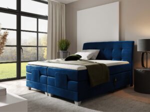 miniaturka Łóżko elektryczne regulowane pikowane Santa