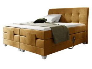 miniaturka Łóżko elektryczne regulowane pikowane Santa