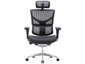 Fotel ergonomiczny biurowy ERGOFLY Sail Alum T-07 Grey