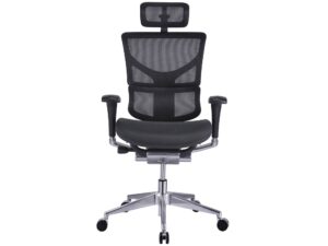 Ergonomiczny fotel obrotowy ERGOFLY Sail Alum T-01 Black