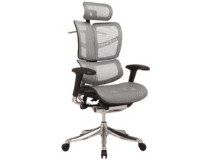 miniaturka Ergonomiczny fotel obrotowy ERGOFLY Fly T-07 Grey