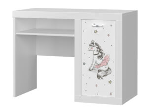 Biurko dziecięce Leo z nadrukiem bajkowym i szufladą