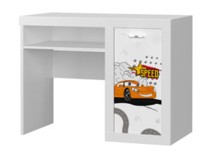 miniaturka Biurko dziecięce Leo z nadrukiem bajkowym i szufladą