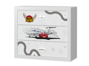 miniaturka Komoda Leo dziecięca z motywem bajkowym